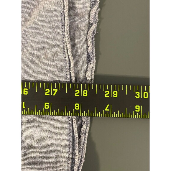 Anthropologie Pilcro Crossover Sweatshirt Size XS Purple Side Slits Acid Wash - Picture 10 of 10